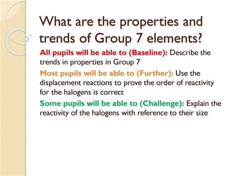 Periodicity And Group 2 Group 7 Elements A Student Chemistry Notes