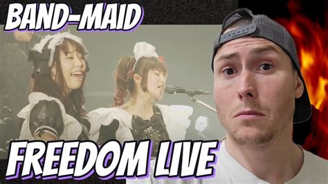 Crazy Drum Solo Band Maid Freedom Official Live Video Reaction