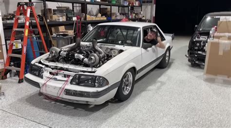 Cleetus Mcfarland S Fox Body Mustang With Twin Turbo L Godzilla V