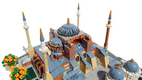 Beautiful LEGO recreation of Istanbul's Hagia Sophia - The Brothers Brick | The Brothers Brick