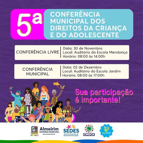 5ª Conferência Municipal dos Direitos da Criança e do Adolescente