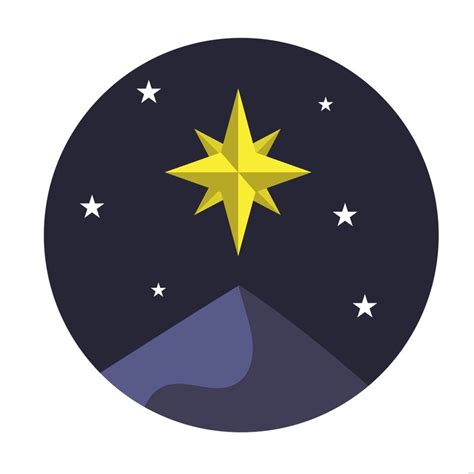 North Star Illustration in Illustrator, SVG, JPG, EPS, PNG - Download | Template.net