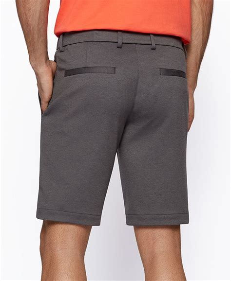 Hugo Boss Boss Men S Slim Fit Shorts And Reviews Hugo Boss Men Macy S