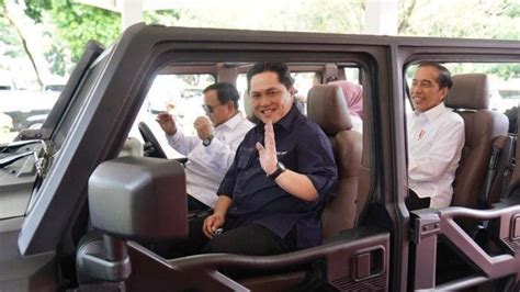 Prabowo Dan Erick Satu Mobil Dengan Presiden Jokowi Pengamat Ungkap