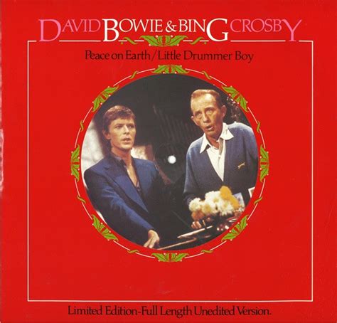 David Bowie & Bing Crosby – Peace On Earth / Little Drummer Boy – Vinyl ...