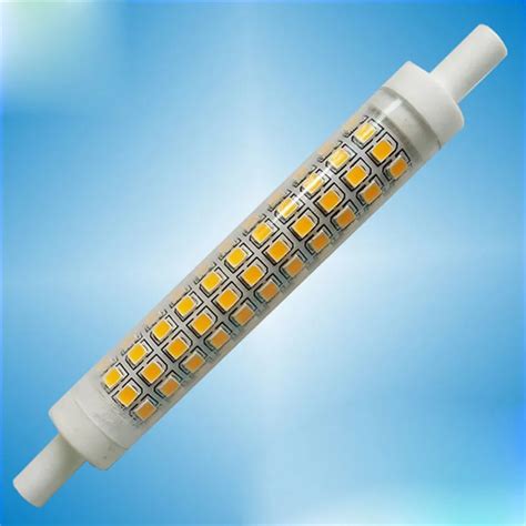 Cuerpo De Cerámica R7s Led Lámpara 10w 15w Smd2835 78mm 118mm Led R7s