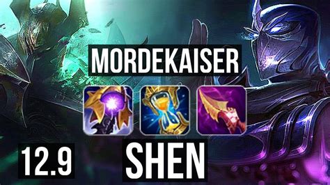 Morde Vs Shen Top 12 Solo Kills 1800 Games Legendary 13m