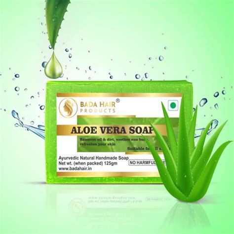 Badahair Aloe Vera Handmade Bath Soap With Vitamin E Glycerine G