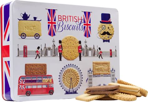 British Biscuits T Set Christmas Biscuit Tin Luxury Assorted