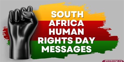 South Africa Human Rights Day Messages, Quotes and Status