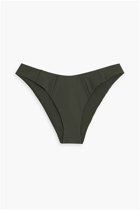 SIMKHAI Zora Mid Rise Bikini Briefs THE OUTNET