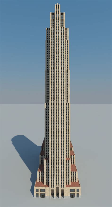 Rockefeller Center Comcast Ge Building 3d Model Cgtrader