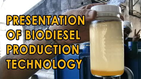 Biodiesel Reactor Globecore For Biodiesel Production Youtube