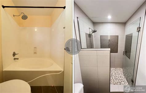 Tub Into Shower Conversion For Maximum Space And Style