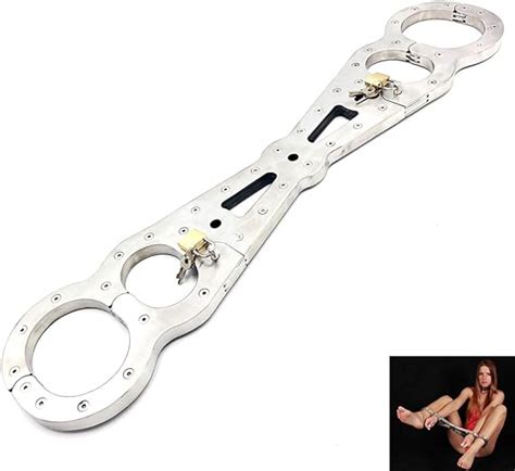 Bondage Main Pied Trous Pilori En Acier Nickel Bdsm Sex Toys Sexe