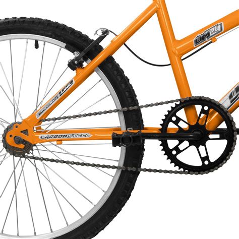 Bicicleta Feminina Aro Ultra Bikes Bicolor Sem Marcha Laranja