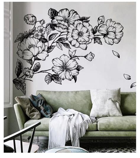 Flower Wall Decals-Removable Wall Stickers | Wall stickers home decor ...