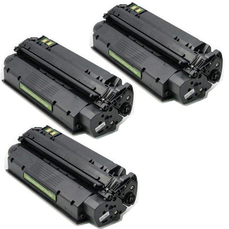 Compatible 3 Pack HP 13X Q2613X Black High Capacity Laser Toner