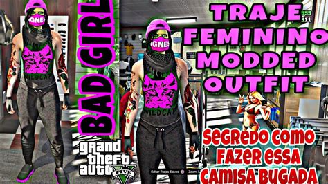 Gta V Novo Traje Feminino Modded Outfit Bad Girl Exclusivo Ps