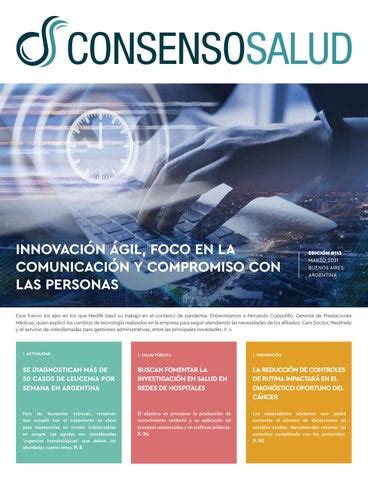 Revista Consenso Salud N By Consenso Salud Actualidad En Salud