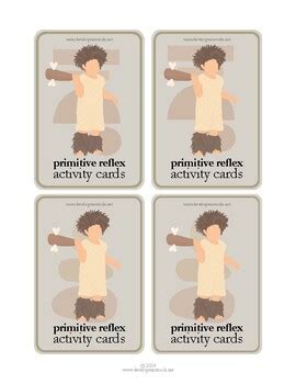 Primitive Reflex Integration Activity Cards Exercises For Occupational