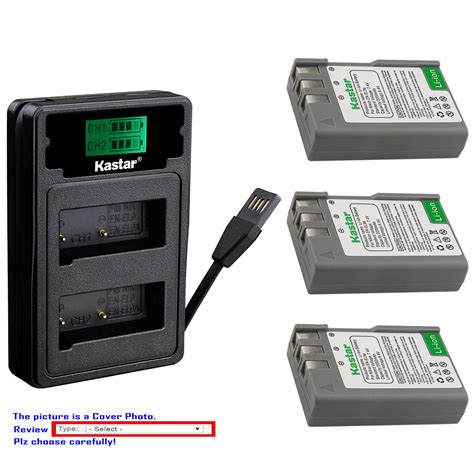 Kastar Battery LZD2 USB Charger For Nikon D3000 D5000 Camera Battery