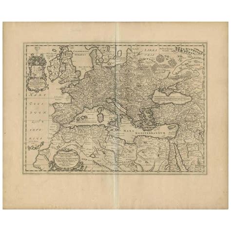 Antique Map of Thracia ‘Greece’ by J. Janssonius, circa 1650 For Sale ...