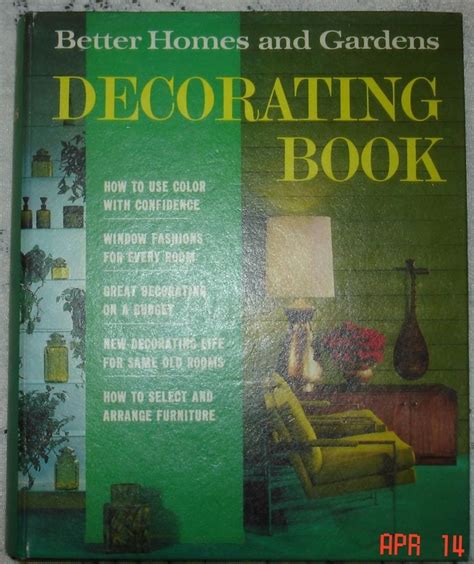 Better Homes Gardens Decorating Book Mid Century S Mod St