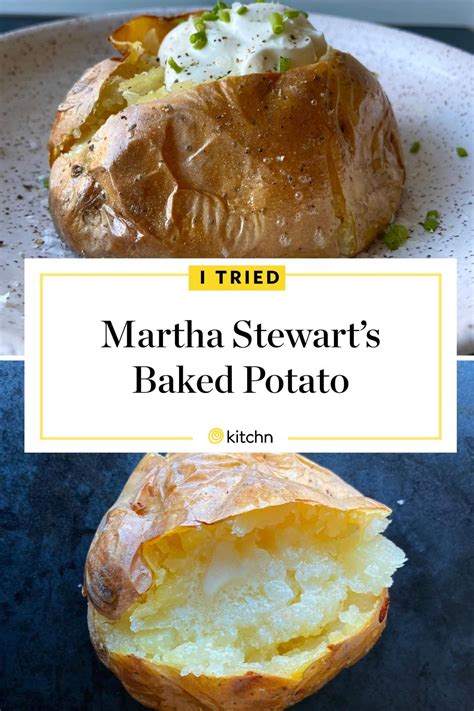 Martha Stewart Just Taught Me The Secret To The Best Ever Baked Potato Best Baked Potato