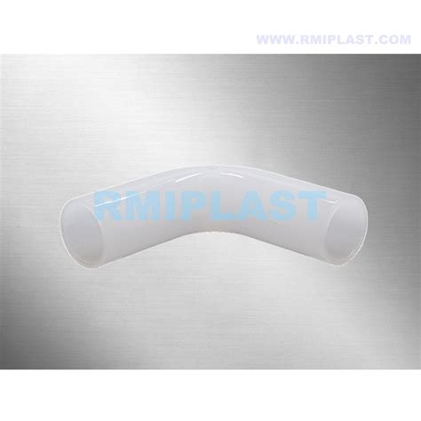 PVDF 45 Degree Elbow Of Butt Welding ISO Butt Weld Pn16 White Plastic