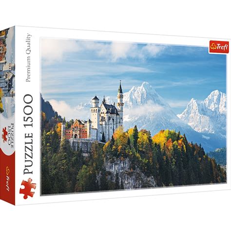 Puzzle Neuschwanstein Trefl 26133 1500 pièces Puzzles Montagnes