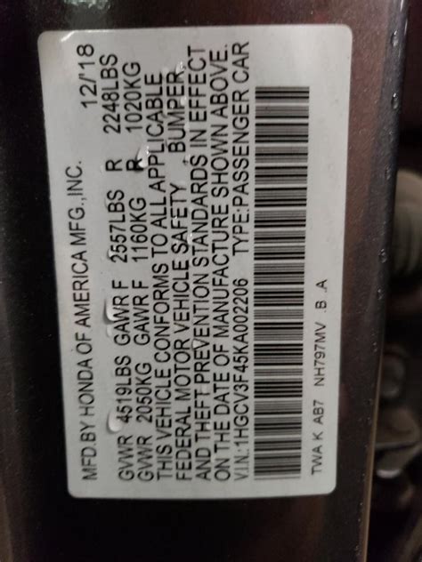 Used Windshield Wiper Motor Fits 2019 Honda Accord Grade A EBay