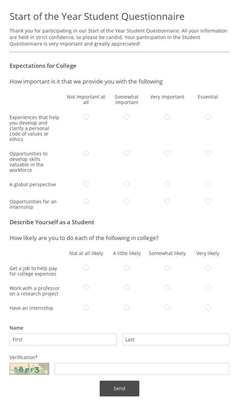 Security Awareness Survey Template 123 Form Builder