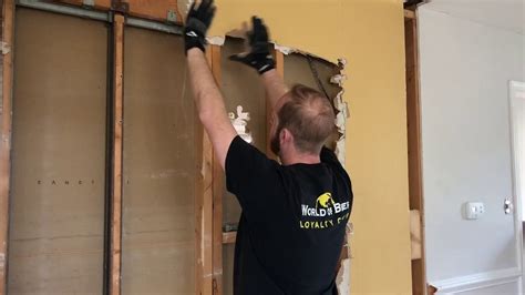 Installing A Pass Through Window On A Load Bearing Wall With A Pocket Door Youtube