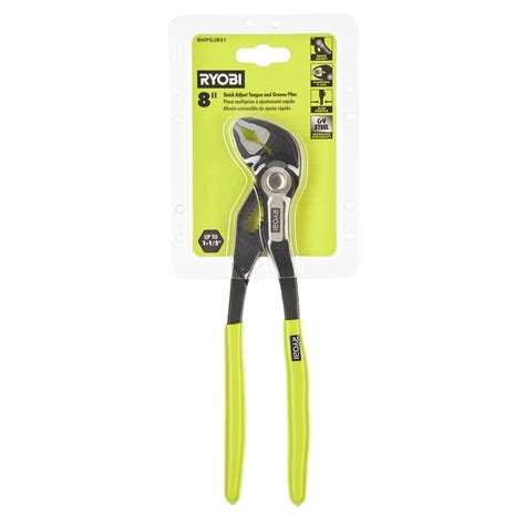 8 Quick Adjust Tongue And Groove Plier Ryobi Tools