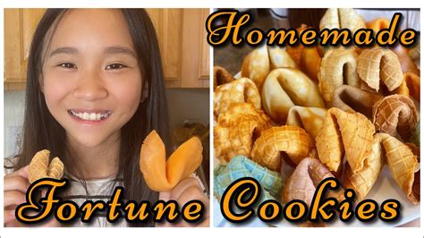 Homemade Fortune Cookies Janet And Kate YouTube