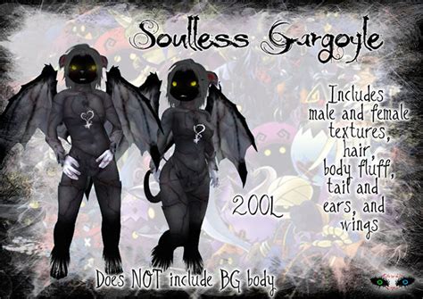 Second Life Marketplace ~e E ~ Soulless Gargoyle ~grey~