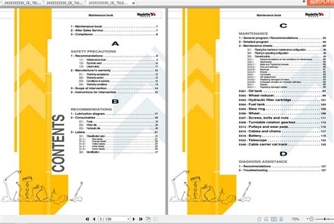 Haulotte Telescopic H21TX H25TPX Maintenance Manual 2420333330