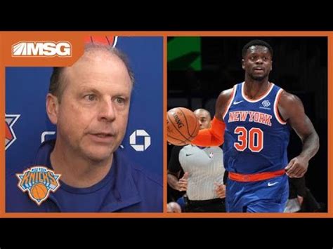 Miller On Why Knicks Defense Randle Have Improved New York Knicks