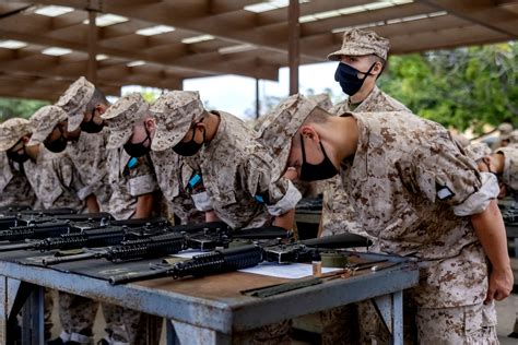 U S Marine Corps Recruits With Kilo Company Rd Recruit Training