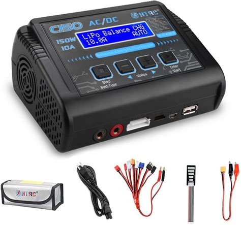 Htrc Lipo Battery Charger Rc Balance Fast Charger Discharger W A