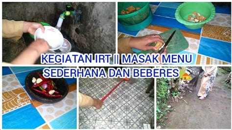 KEGIATAN IRT DIHARI 5 RAMADHAN VLOG BEBERES MASAK DAN SAPU