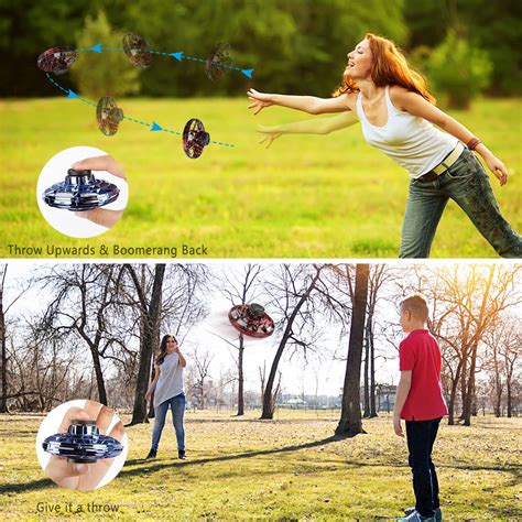 Flying Helicopter Spinner Toy Drone Flying Fidget Spinner Mini