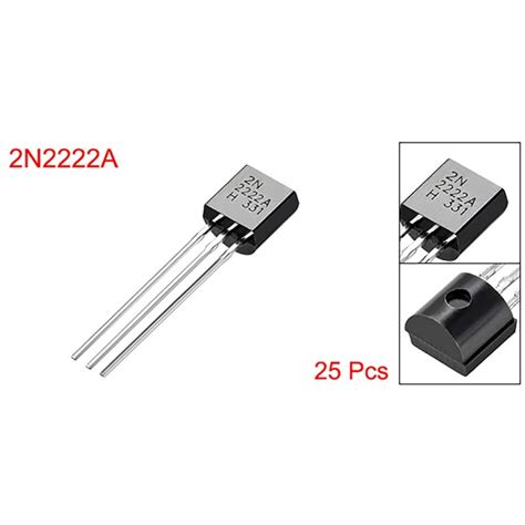 50Pcs 2N2222 NPN Transistor TO-92 2N2222A 2N2222, 42% OFF