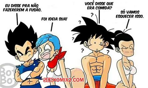 Porno comic Dragon Ball Yamete Gogeta Saga sex comic e Vegeta estão