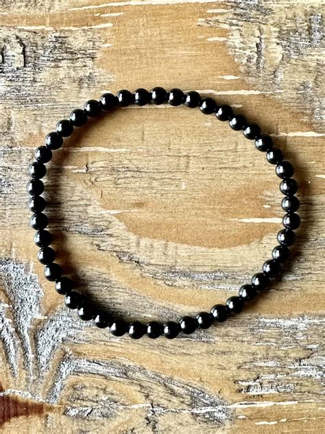 Black Tourmaline Bracelets Mm Mama Moon Rocks