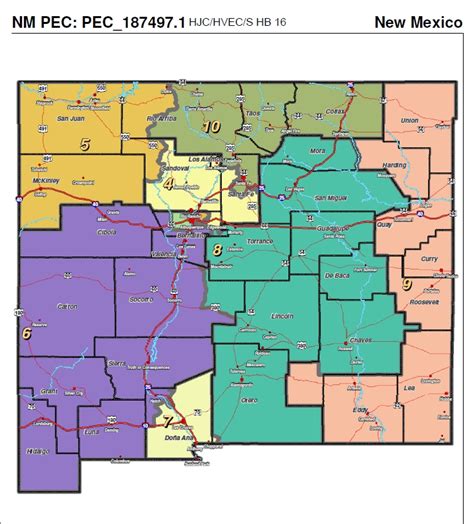 New Mexico District Map 2024 Ynes Amelita