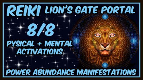 Reiki Powerful Manifesting Activations L Lions Gate Abundance