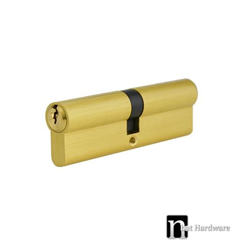 Brushed Brass Mm Euro Double Cylinder Nbat Hardware