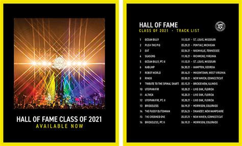 Hall Of Fame Class Of 2021 Umphrey S McGee